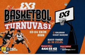 Konya’da 3X3 Basketbol Heyecanı Başlıyor