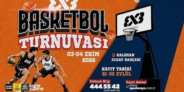 Konya’da 3X3 Basketbol Heyecanı Başlıyor